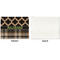 Moroccan & Plaid Linen Placemat - APPROVAL Single (single sided)