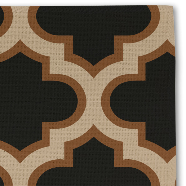 Moroccan & Plaid Linen Placemat - DETAIL