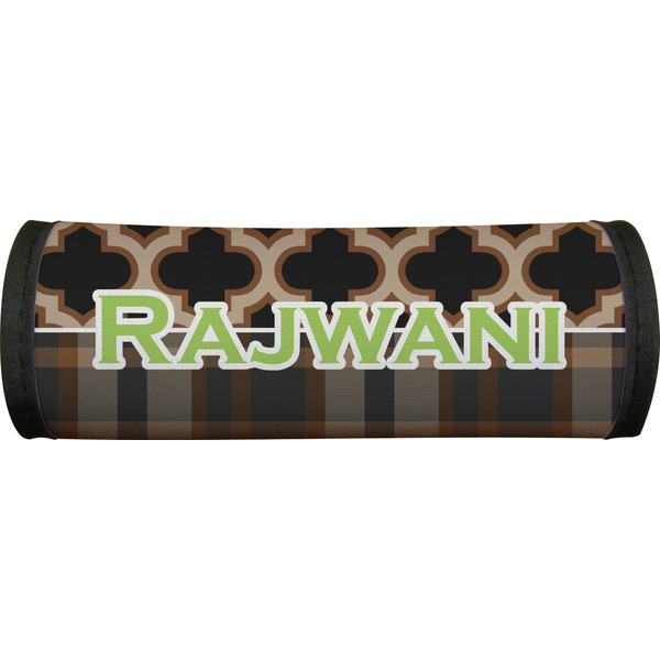 Moroccan & Plaid Luggage Handle Wrap