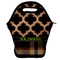 Moroccan & Plaid Lunch Bag - Front