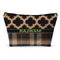 Moroccan & Plaid Structured Accessory Purse (Front)