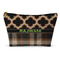Moroccan & Plaid Makeup Bag (Personalized)