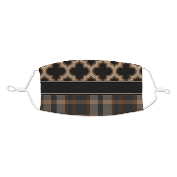 Custom Moroccan & Plaid Kid's Cloth Face Mask