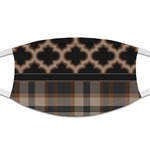 Moroccan & Plaid Cloth Face Mask (T-Shirt Fabric)