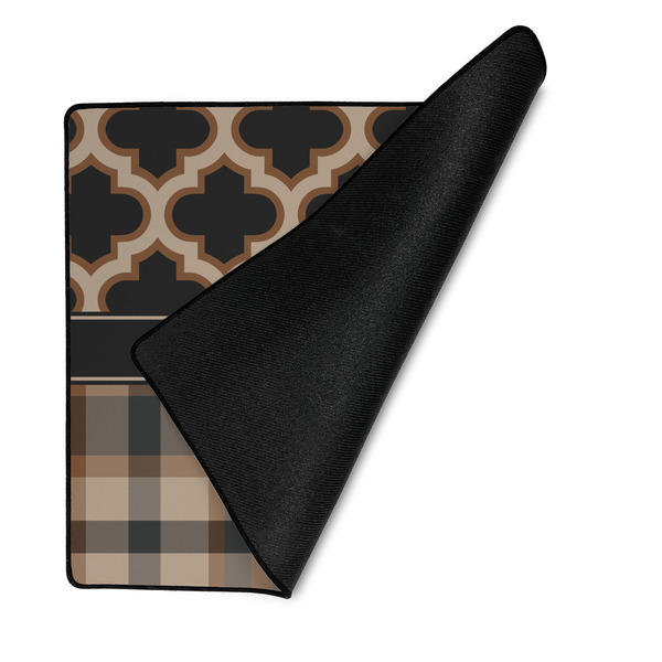 Moroccan & Plaid Medium Gaming Mats - FRONT W/FOLD
