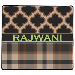 Moroccan & Plaid XL Gaming Mouse Pad - 18" x 16" (Personalized)