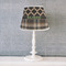 Moroccan & Plaid Poly Film Empire Lampshade - Lifestyle