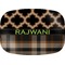 Moroccan & Plaid Melamine Platter (Personalized)
