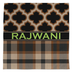 Moroccan & Plaid Microfiber Dish Towel (Personalized)