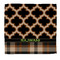 Moroccan & Plaid Microfiber Dish Rag - Front/Approval
