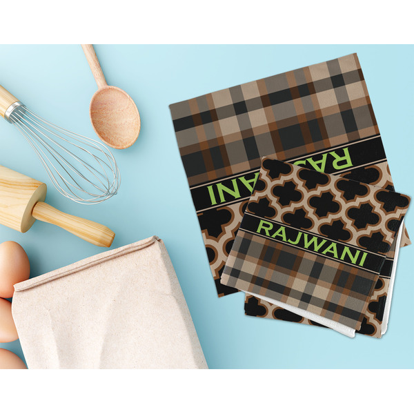 Moroccan & Plaid Microfiber Dish Rag - LIFESTYLE