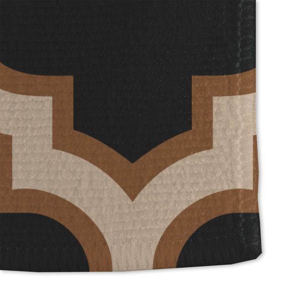 Moroccan & Plaid Microfiber Dish Towel - DETAIL