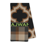 Moroccan & Plaid Kitchen Towel - Microfiber (Personalized)
