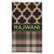 Moroccan & Plaid Microfiber Golf Towel - Large (Personalized)