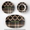 Moroccan & Plaid Microwave & Dishwasher Safe CP Plastic Dishware - Group