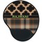 Moroccan & Plaid Mouse Pad with Wrist Support - Main