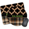 Moroccan & Plaid Mouse Pads - Round & Rectangular