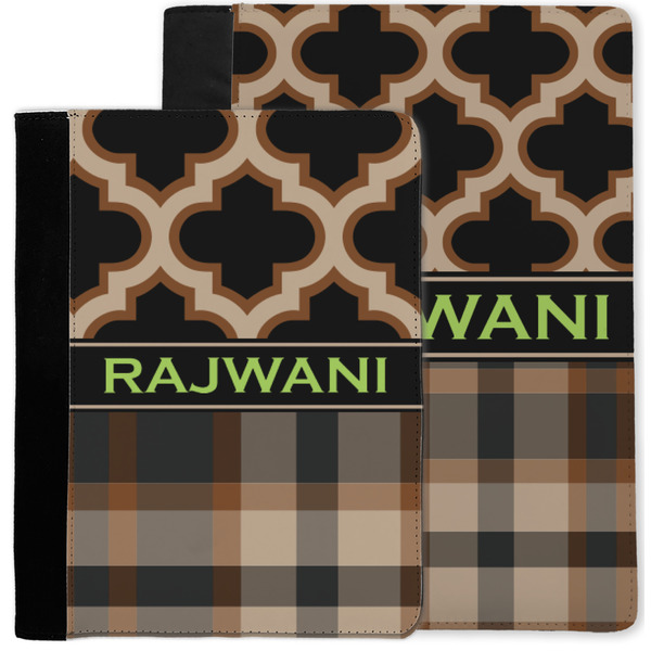 Moroccan & Plaid Notebook Padfolio - MAIN
