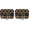Moroccan & Plaid Octagon Placemat - Double Print Front and Back