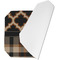 Moroccan & Plaid Octagon Placemat - Single front (folded)