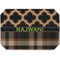 Moroccan & Plaid Octagon Placemat - Single front