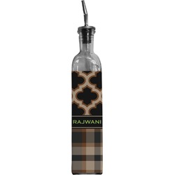 Moroccan & Plaid Oil Dispenser Bottle (Personalized)