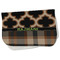 Moroccan & Plaid Burp Cloth - Fleece w/ Name or Text