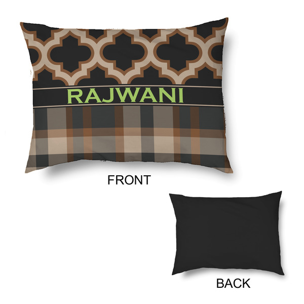 Moroccan & Plaid Outdoor Dog Beds - Medium - APPROVAL