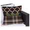 Moroccan & Plaid Outdoor Pillow
