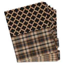 Moroccan & Plaid Binder Tab Divider - Set of 5 (Personalized)