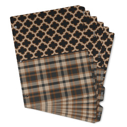 Moroccan & Plaid Binder Tab Divider - Set of 6 (Personalized)