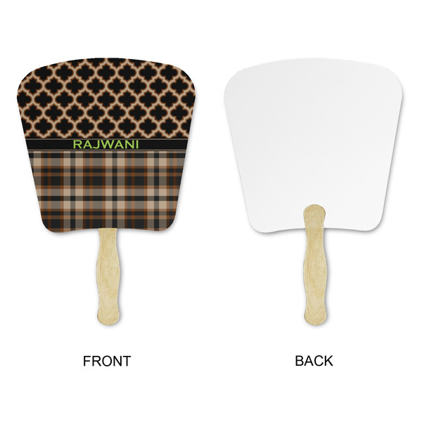 Moroccan & Plaid Paper Fans - Approval