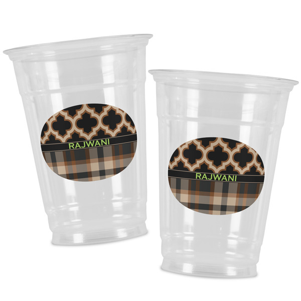Moroccan & Plaid Party Cups - 16oz - Alt View