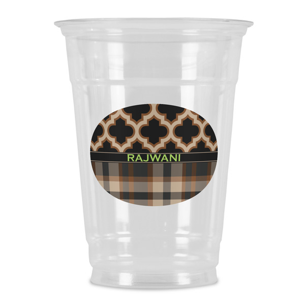 Custom Moroccan & Plaid Party Cups - 16oz (Personalized)