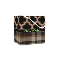 Moroccan & Plaid Party Favor Gift Bags - Matte (Personalized)
