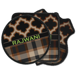Moroccan & Plaid Iron on Patches (Personalized)