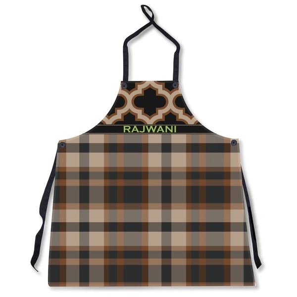 Moroccan & Plaid Personalized Apron