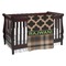 Moroccan & Plaid Personalized Baby Blanket