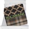 Moroccan & Plaid Personalized Blanket