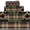 Moroccan & Plaid Personalized Door Mat - Group Parent IMF