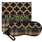 Moroccan & Plaid Personalized Eyeglass Case & Cloth