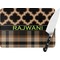 Moroccan & Plaid Personalized Glass Cutting Board