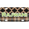 Moroccan & Plaid Personalized Novelty Mini License Plate
