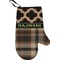 Moroccan & Plaid Personalized Oven Mitts