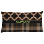 Moroccan & Plaid Pillow Case - King (Personalized)