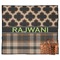 Moroccan & Plaid Outdoor Picnic Blanket (Personalized)