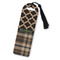 Moroccan & Plaid Plastic Bookmarks - Front