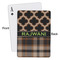Moroccan & Plaid Playing Cards - Approval
