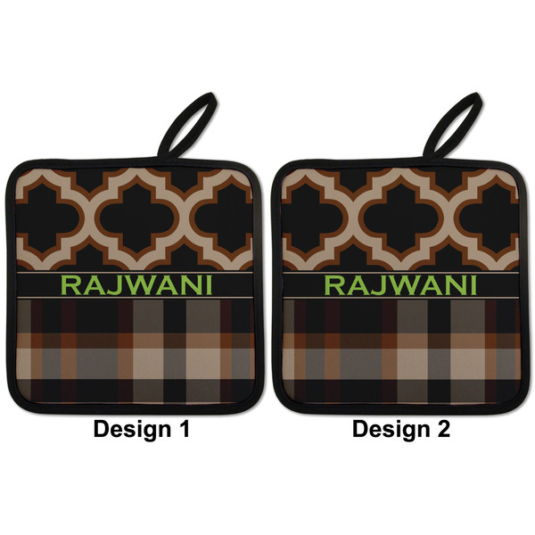 Moroccan & Plaid Pot Holders - Set of 2 APPROVAL