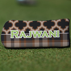 Moroccan & Plaid Blade Putter Cover (Personalized)